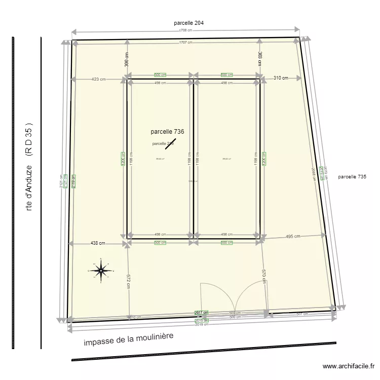 plan de masse situation. Plan de 