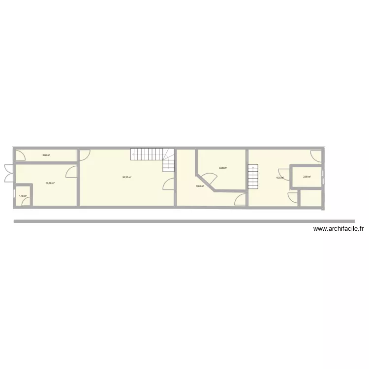 Sallon M. Plan de 8 et 81 m² Sallon M. Plan de 8 et 81 m²