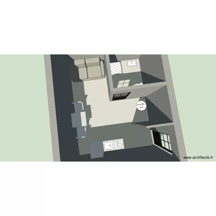 appartement. Plan de 2 et 21 m² appartement. Plan de 2 et 21 m²