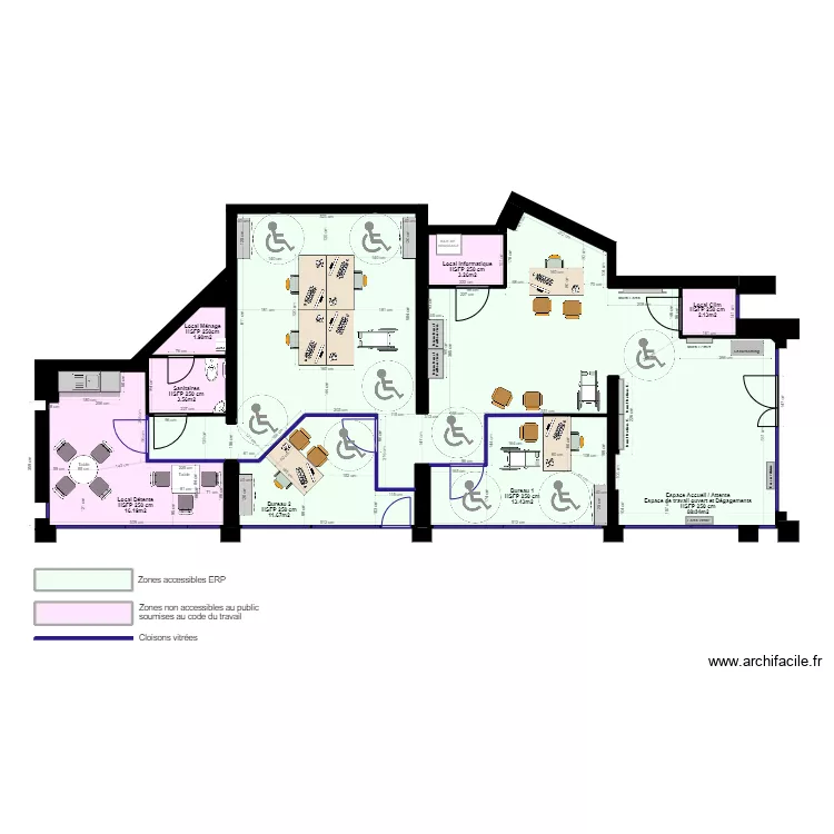 HM Montpellier - 3ème Bureau V2. Plan de HM Montpellier - 3ème Bureau V2. Plan de