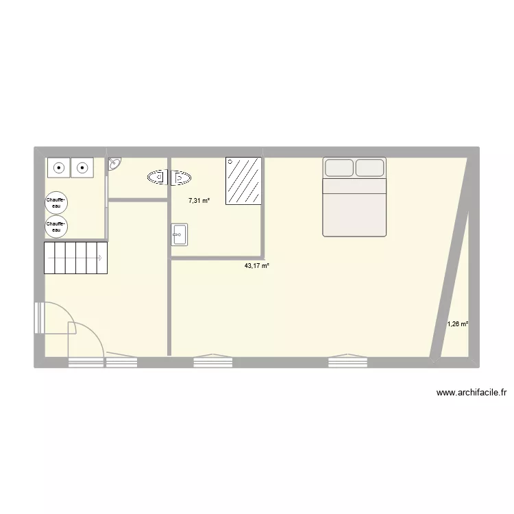 MARINE. Plan de 3 et 52 m² MARINE. Plan de 3 et 52 m²
