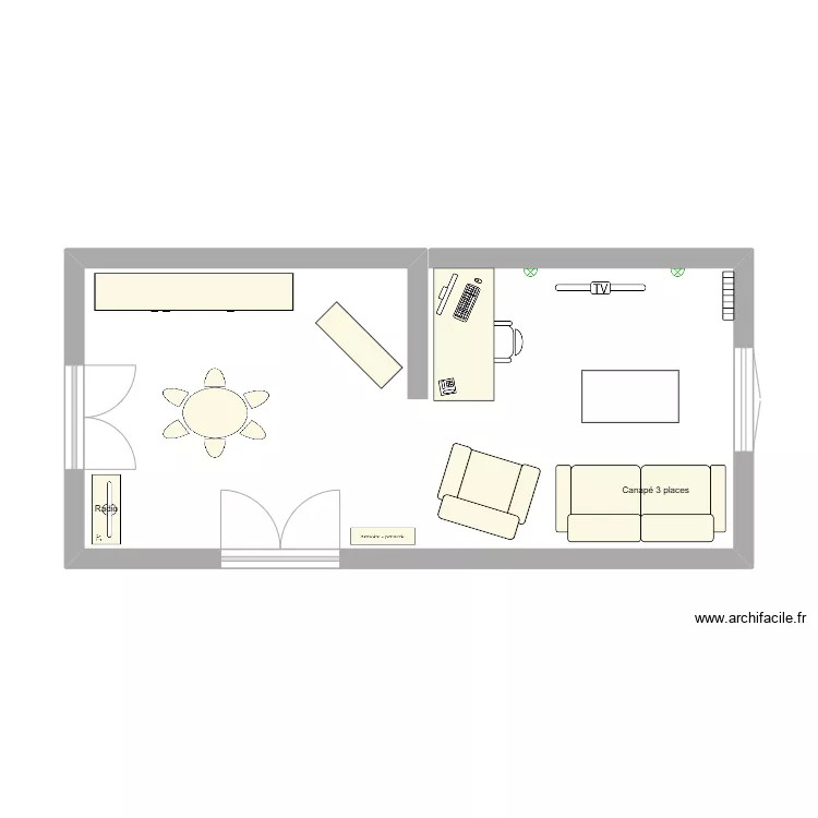 salon. Plan de salon. Plan de