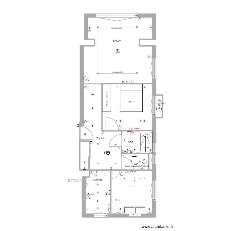 HENRY 1ER DROITE VILLA DUO SPOT. Plan de 9 et 59 m² HENRY 1ER DROITE VILLA DUO SPOT. Plan de 9 et 59 m²