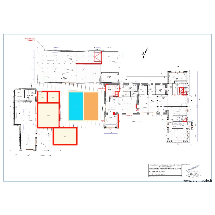 RDC Corrigé. Plan de 4 pièces et 90 m2