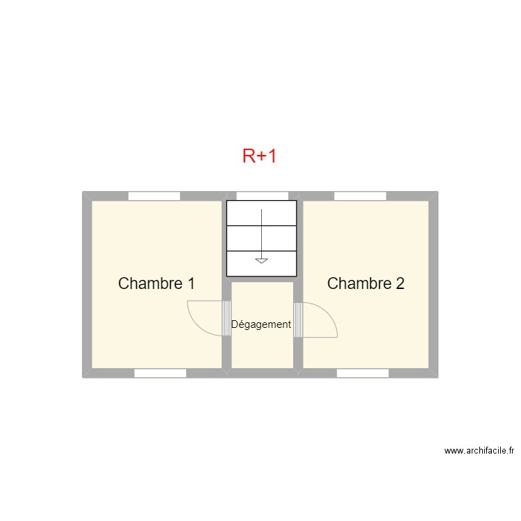 PLAN THOMAS R+1. Plan de 0 pièce et 0 m2
