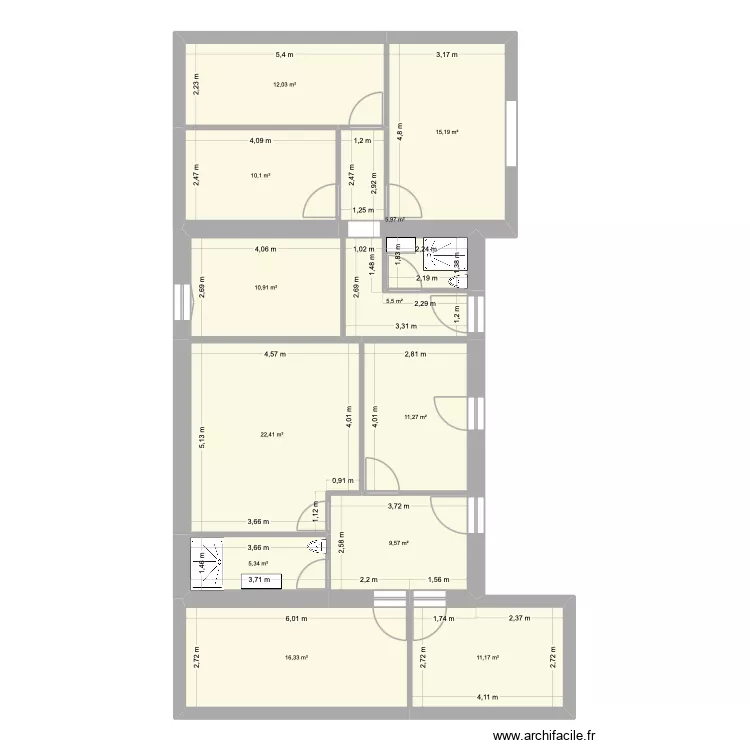 nouveau rdc 2. Plan de 24 Pièces et 333 m² nouveau rdc 2. Plan de 24 Pièces et 333 m²