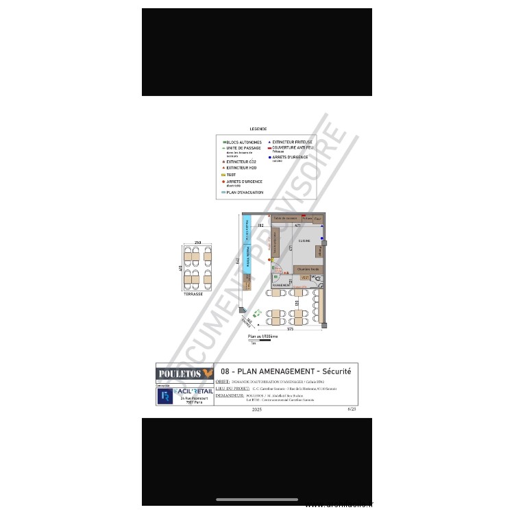 Pouletos  carrefour sannois. Plan de 0 pièce et 0 m2