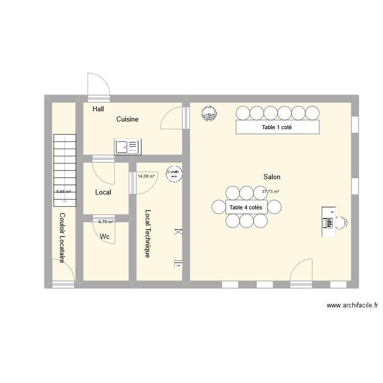 salon barvaux. Plan de 0 pièce et 0 m2