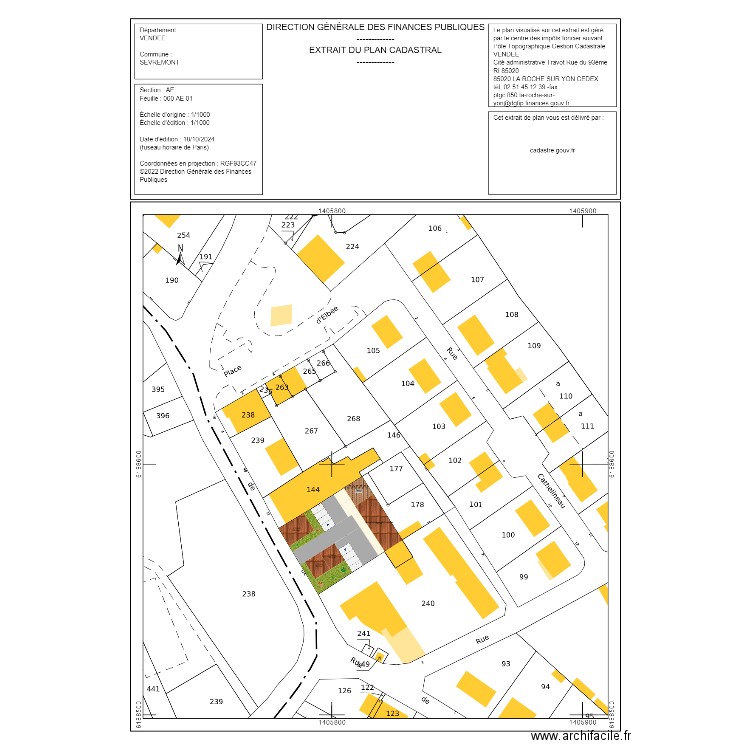 Sèvremont - le chatelet 2. Plan de 0 pièce et 0 m2
