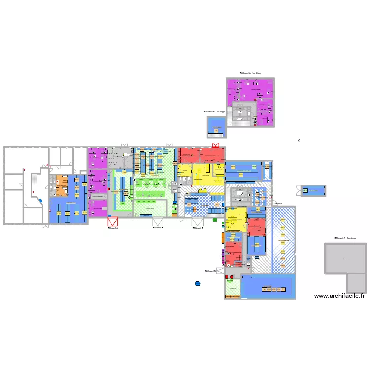 Plan am&eacute;nagement Camille 3. Plan de 