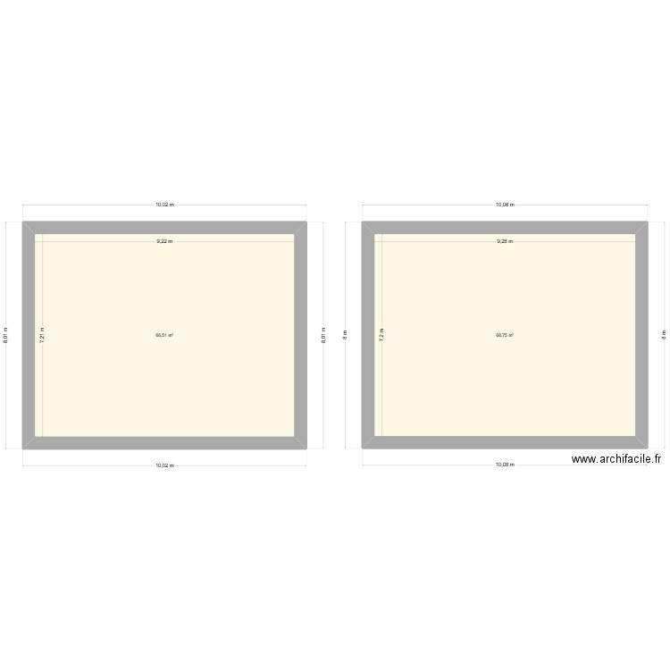 Maison de pascal. Plan de 2 pièces et 133 m2