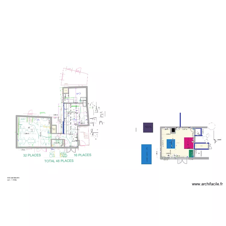 espace collectif et appt. Plan de espace collectif et appt. Plan de