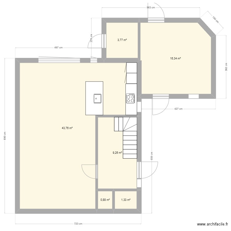 Daan Wehl. Plan de 0 pièce et 0 m2