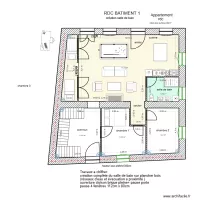 RDC B1 T3 grand salon + placard