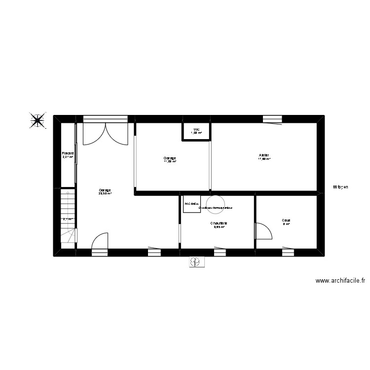 DELAHAYE -quali. Plan de 22 pièces et 152 m2