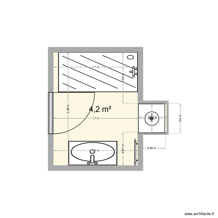 bain 3. Plan de 0 pièce et 0 m2 bain 3. Plan de 0 pièce et 0 m2