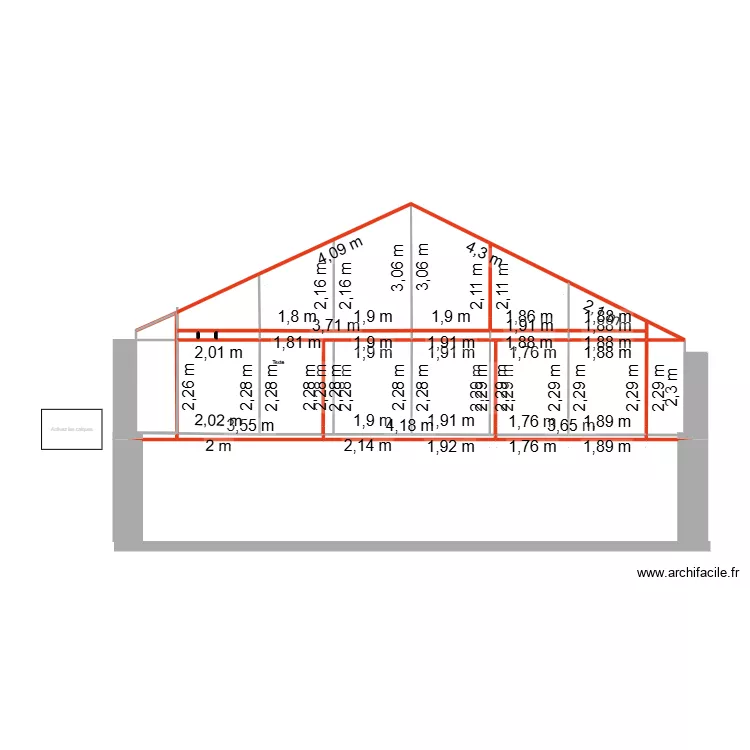 pignon 34 derni&egrave;re version. Plan de 