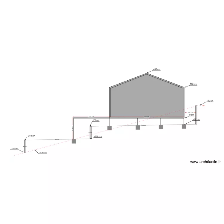 plan de coupe . Plan de 