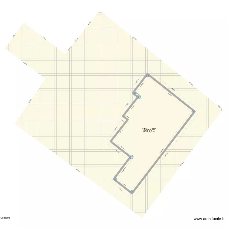 terrain cadastre 10 11 2025 12h25. Plan de 