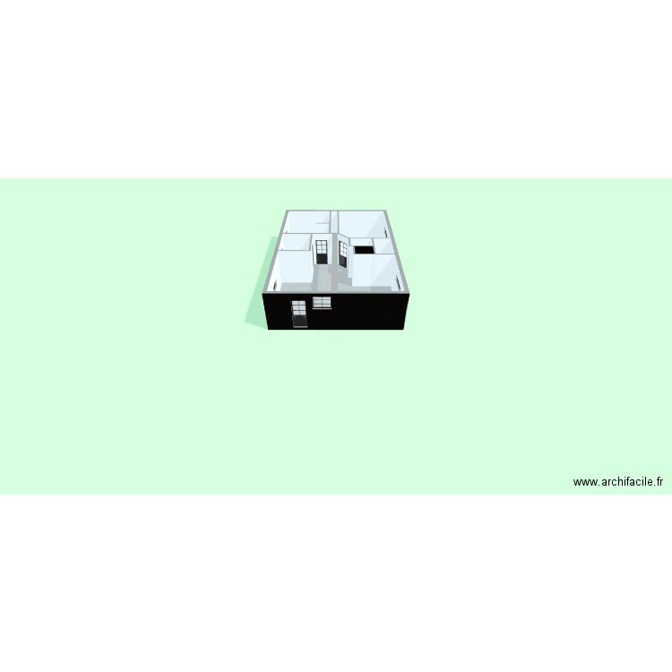 PROJET 392 27E AVE POINTE-CALUMET3d. Plan de 6 pièces et 87 m2