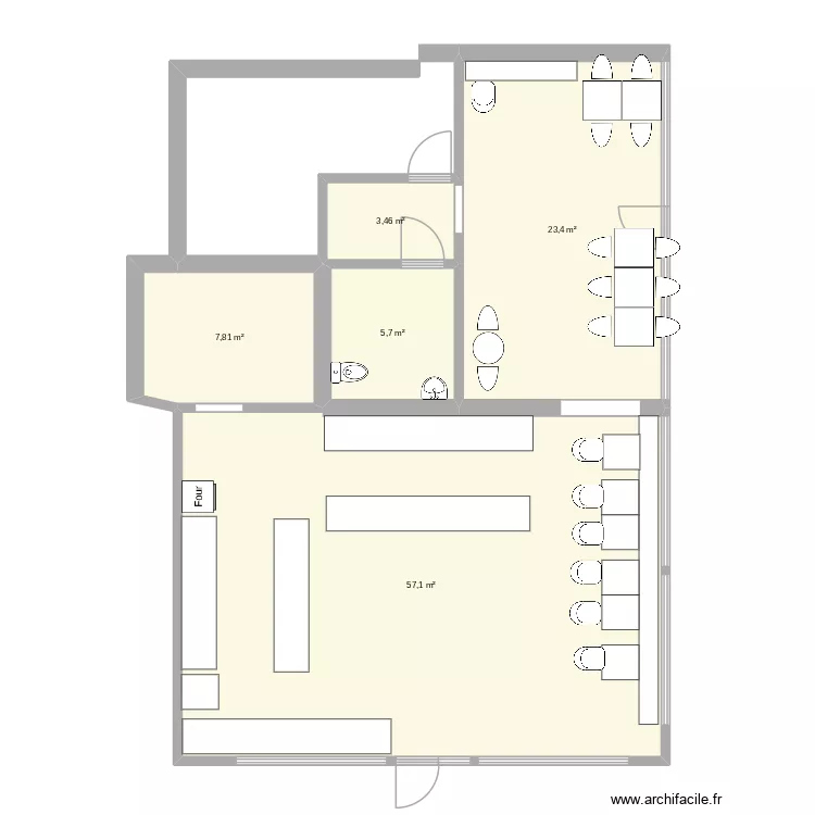 magasin. Plan de 5 et 97 m² magasin. Plan de 5 et 97 m²