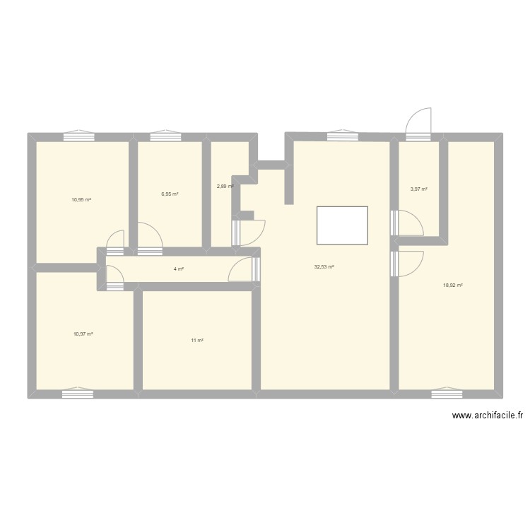1er plan. Plan de 0 pièce et 0 m2