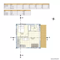 Nouveau plan type T2 OPH 6.50x6.50 avec terrasse