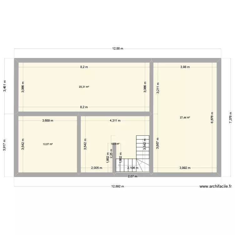 1026 Route des Deschamps. Plan de 1026 Route des Deschamps. Plan de