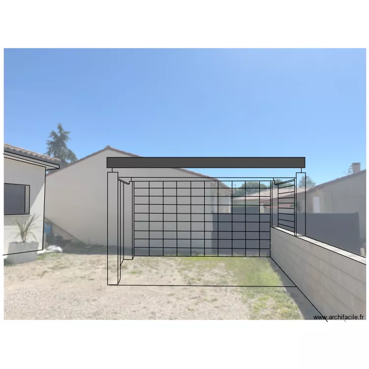 Insertion graphique. Plan de 