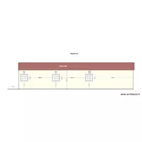 plan local facade sud