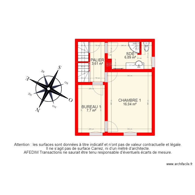 BI17098 -. Plan de 32 pièces et 186 m2