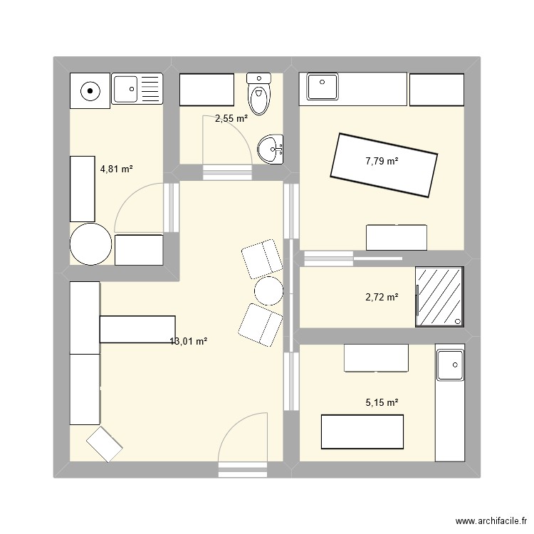 institut. Plan de 0 pièce et 0 m2