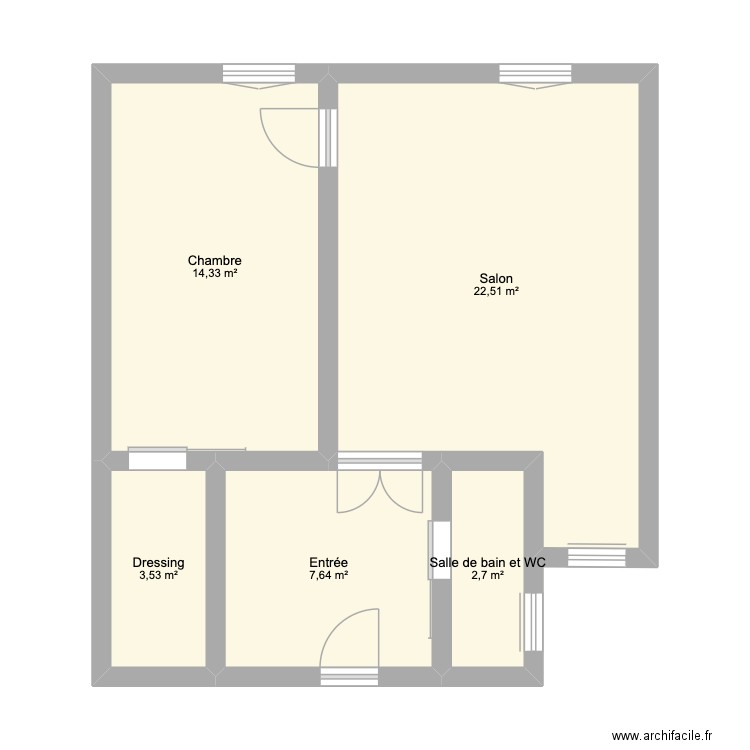 BLASCO DE GARAY 2. Plan de 5 pièces et 51 m2