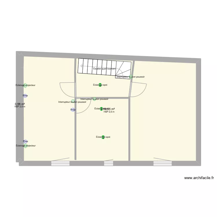 chambre wc. Plan de 2 et 51 m² chambre wc. Plan de 2 et 51 m²