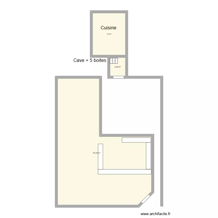 LOVE CIABATTA. Plan de 3  et 75 m²