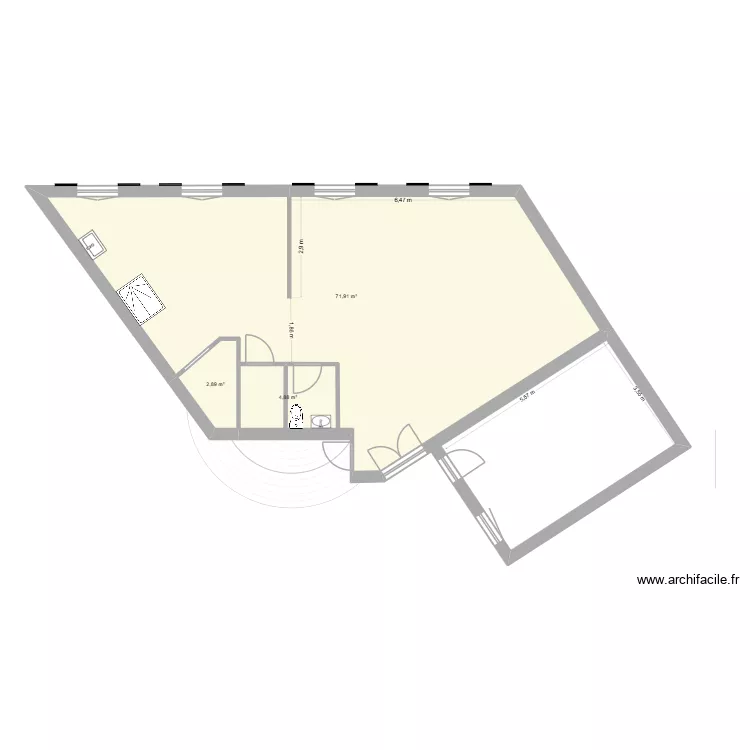 R+1 BRIVE LA GAILLARDE. Plan de 3 et 80 m² R+1 BRIVE LA GAILLARDE. Plan de 3 et 80 m²