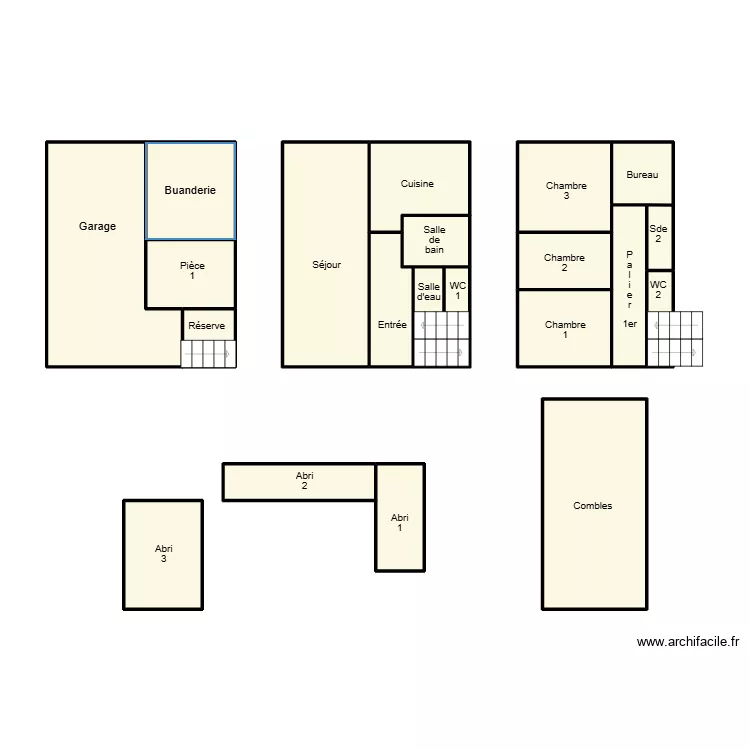 TREGUNC LEGUERN IND. Plan de 
