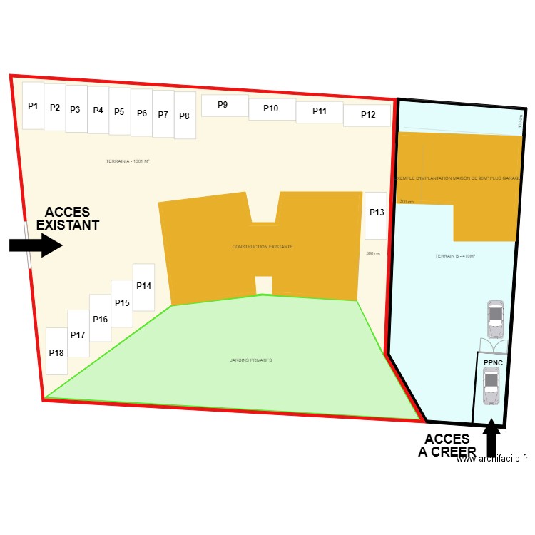 constant dp. Plan de 9 pièces et 4605 m2
