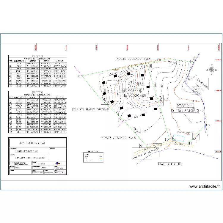 implantation cabana. Plan de implantation cabana. Plan de