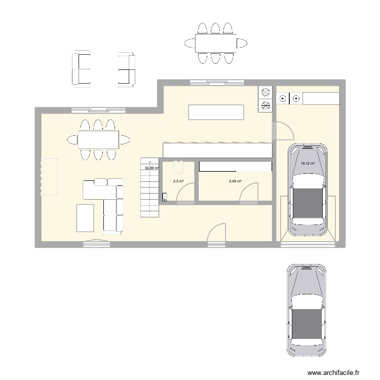 Maison test. Plan de 0 pièce et 0 m2