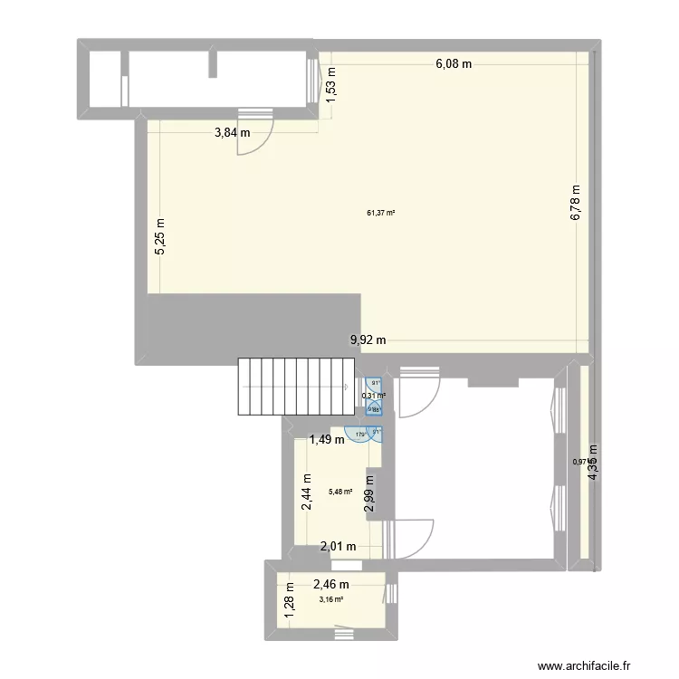 Plan Nice. Plan de 5 Pièces et 71 m² Plan Nice. Plan de 5 Pièces et 71 m²