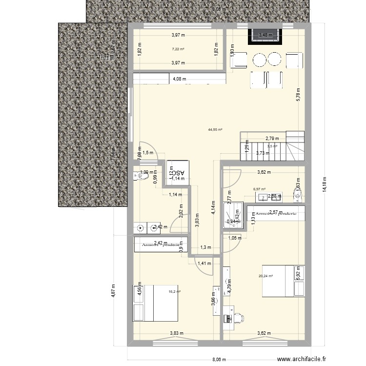 Strassen 3. Plan de 15 pièces et 350 m2