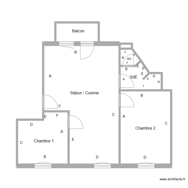 50THEODULERIBOT16. Plan de 7  et 54 m²