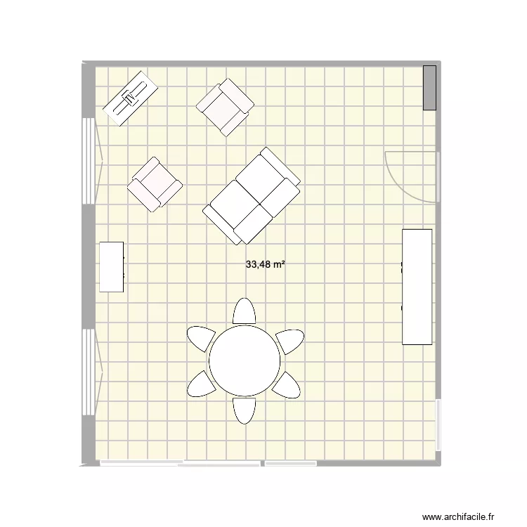 ALINE SEJOUR 1. Plan de 1 et 33 m² ALINE SEJOUR 1. Plan de 1 et 33 m²