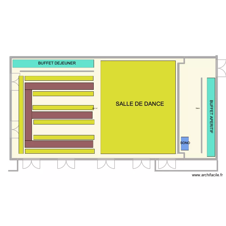 salle pont de bois origine implantation 5. Plan de 2 et 277 m² salle pont de bois origine implantation 5. Plan de 2 et 277 m²