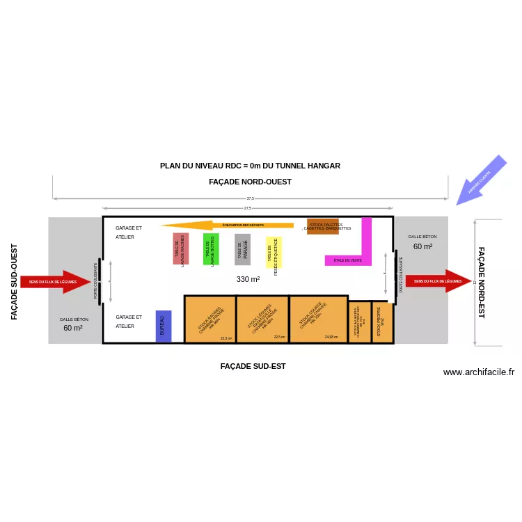 TUNANG PLAN RDC. Plan de 