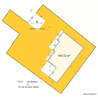 terrain et maison avec cabane 19.50 m&sup2; 14h28