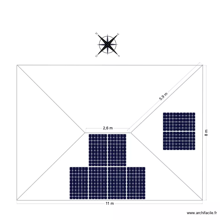 MAISON TOURNIERE. Plan de 