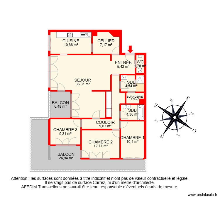 BI 28606. Plan de 16 pièces et 162 m2