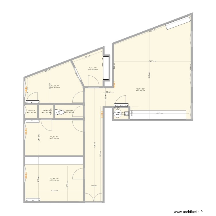 PLAN_DIGILANGUES_FEV24. Plan de 9 pièces et 94 m2